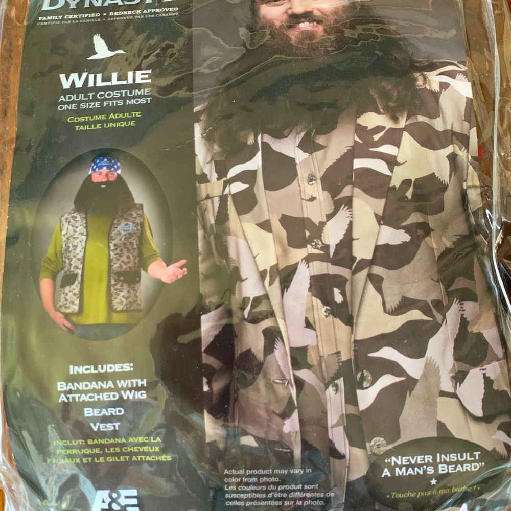 Duck Dynasty Willie costume